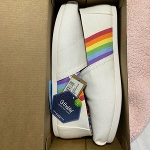 Toms Alpargata Unity Rainbow, Size 11 Women’s, NWT